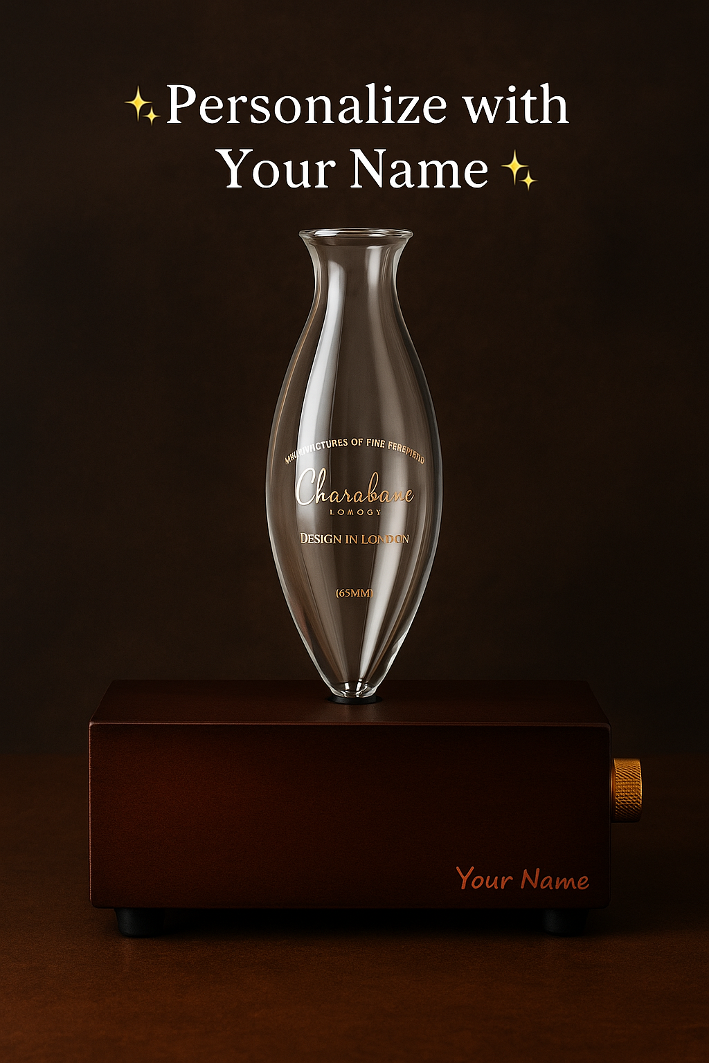 Difusor de Aceite Aromático Charabanc MINI Edición de Viaje / Nombre Personalizado