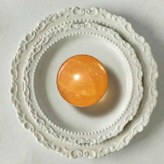 Exquisite Amber-Hued Replacement Crystal